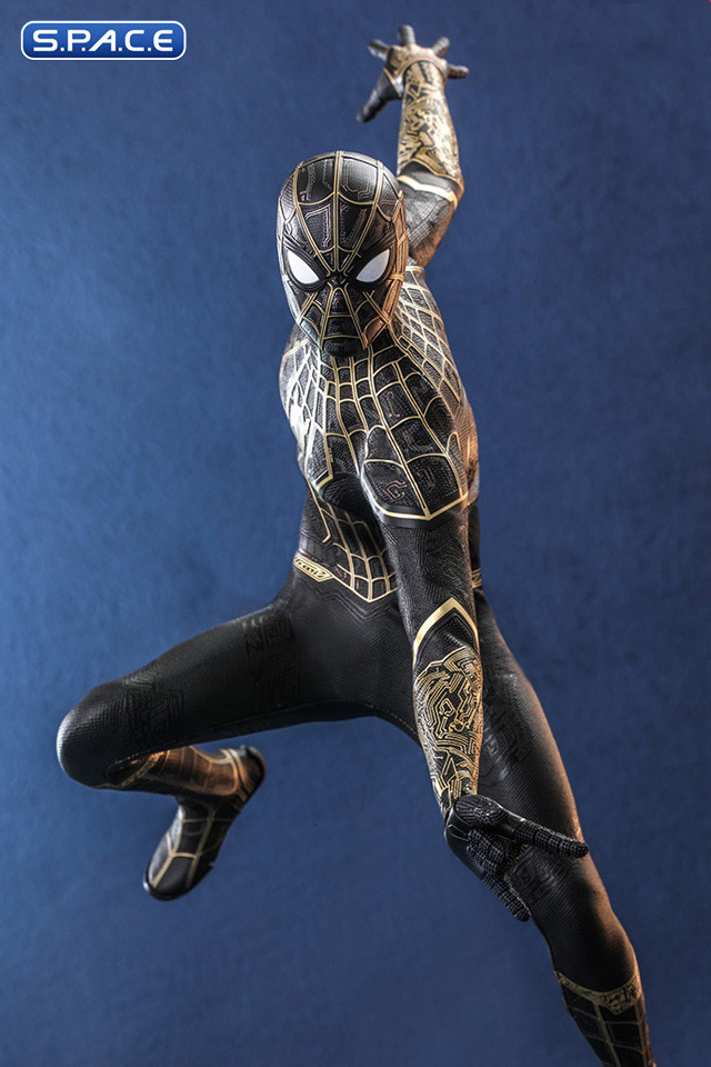 1/6 Scale Spider-Man Black & Gold Suit Movie Masterpiece MMS604 (Spider ...