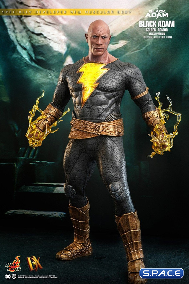 1/6 Scale Black Adam Golden Armor Deluxe DX31 (Black Adam)