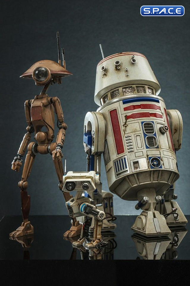 1/6 Scale R5-D4, Pit Droid and BD-72 TV Masterpiece Set TMS086 (The ...