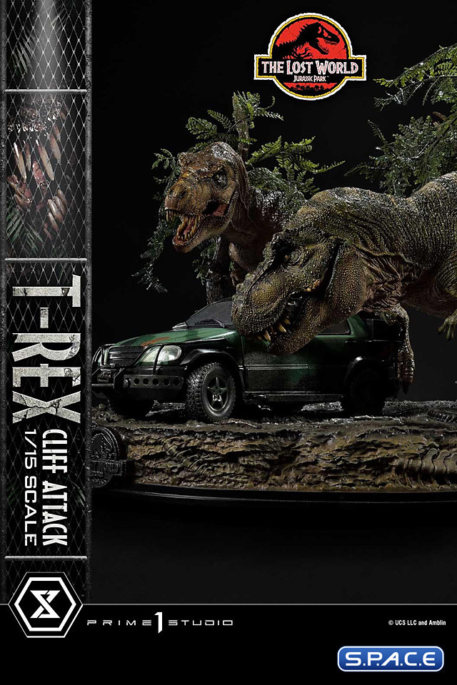 1/15 Scale T-Rex Cliff Attack Legacy Museum Collection Statue - Bonus ...