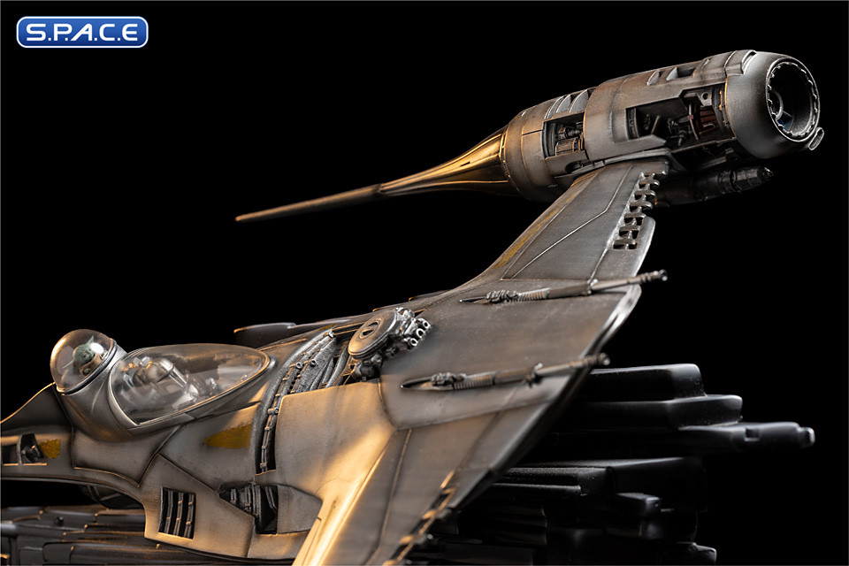 Scale Mando S N Starfighter Demi Art Scale Statue The Book Of