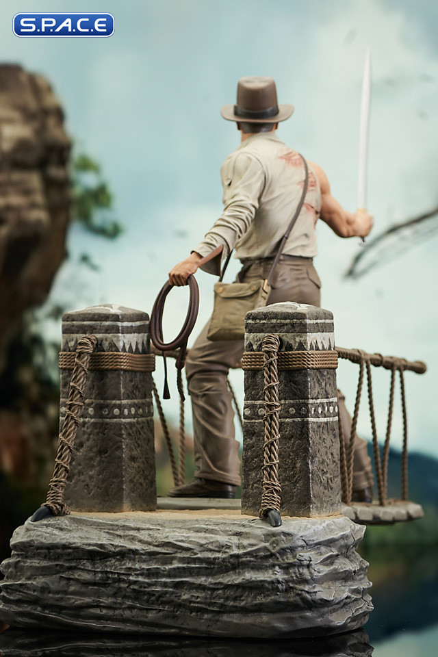 Indiana Jones Rope Bridge Standoff Deluxe Gallery PVC Diorama (Indiana ...