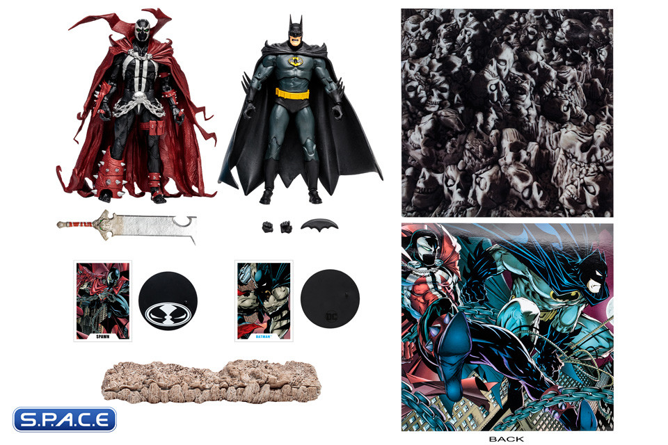 Batman & Spawn 2-Pack Based On Comics By Todd McFarlane (DC Multiverse)