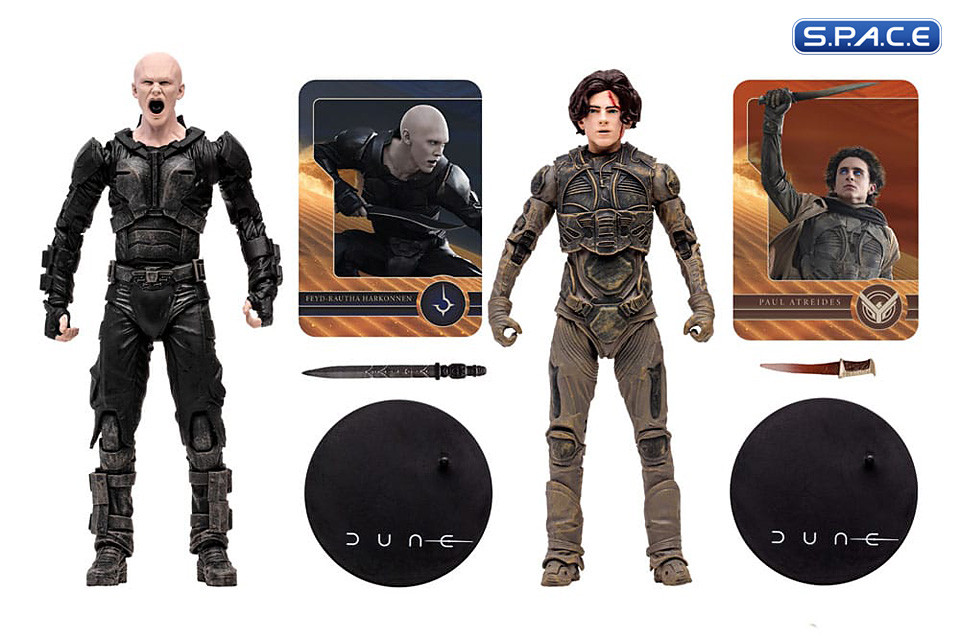 Paul Atreides And Feyd Rautha Harkonnen 2 Pack Dune Part Two 