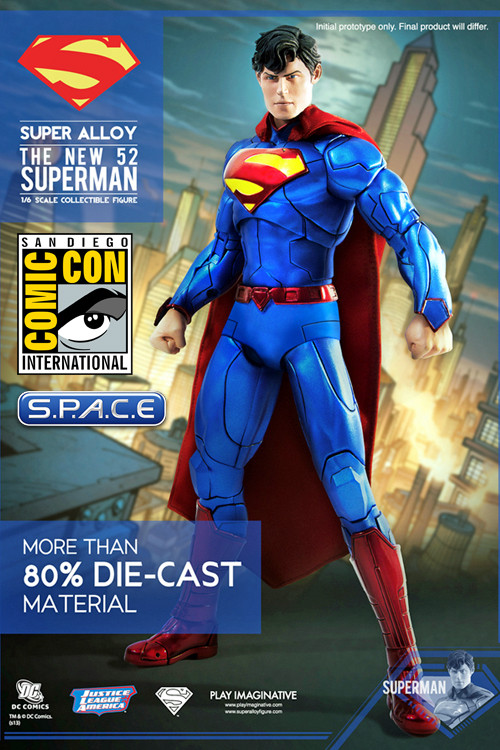 1/6 Scale The New 52 Superman SDCC 2013 Exclusive (Super Alloy) - S.P.A