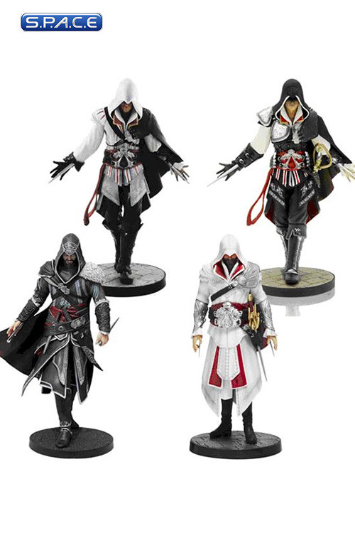 Ezio Auditore: Complete Figurine Set 4-Pack (Assassin's Creed)