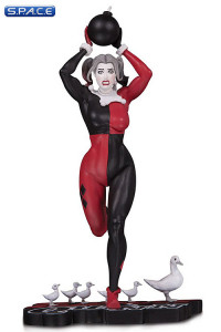 Harley Quinn red, white & black Statue by Greg Horn (DC Comics)