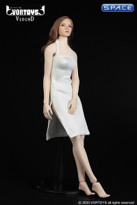 1/6 Scale neckholder Dress (white)