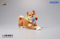 1/6 Scale lying Shiba Inu (brown)