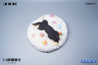 1/6 Scale Shiba Inu - sleeping on stomach (black)