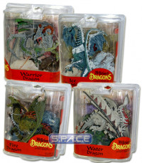 4er Komplettsatz : McFarlane´s Dragons Serie 7