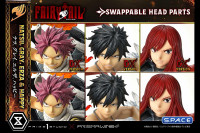 1/7 Scale Natsu, Gray, Erza & Happy Deluxe Concept Masterline Statue - Bonus Version (Fairy Tail)