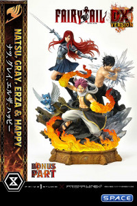 1/7 Scale Natsu, Gray, Erza & Happy Deluxe Concept Masterline Statue - Bonus Version (Fairy Tail)