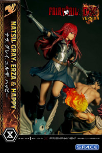 1/7 Scale Natsu, Gray, Erza & Happy Deluxe Concept Masterline Statue - Bonus Version (Fairy Tail)