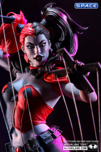 Harley Quinn red, white & black Statue by Emanuela Lupacchino (DC Comics)