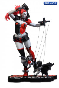 Harley Quinn red, white & black Statue by Emanuela Lupacchino (DC Comics)