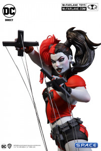 Harley Quinn red, white & black Statue by Emanuela Lupacchino (DC Comics)