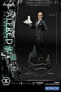 1/4 Scale Alfred Pennyworth Throne Legacy Statue - Bonus Version (DC Comics)