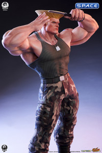 1/4 Scale Guile Statue - Deluxe Version (Street Fighter 6)