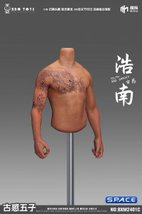 1/6 Scale seamless upper Body for Asian Gangster Version 1