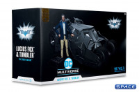 Lucius Fox & Tumbler from Batman: The Dark Knight Gold Label Collection (DC Multiverse)