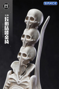 1/6 Scale Alien Skull Chair - Luxury Version