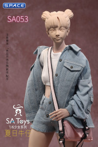 1/6 Scale Summer Denim Clothing Set