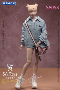 1/6 Scale Summer Denim Clothing Set