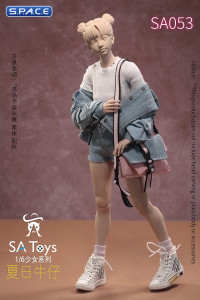 1/6 Scale Summer Denim Clothing Set