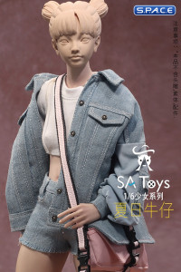 1/6 Scale Summer Denim Clothing Set