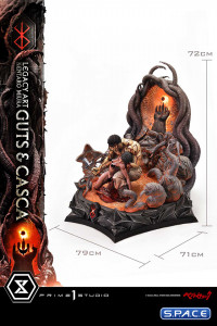 1/4 Scale Guts & Casca Legacy Art Kentaro Miura Statue - Bonus Version (Berserk)