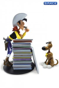 Lucky Luke & Rantanplan Pile of Comics Statue (Lucky Luke)