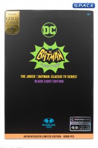 The Joker from Batman Classic TV Series Gold Label Collection - Black Light Version (DC Multiverse)