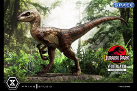 1/10 Scale Velociraptor Prime Collectible Figures Statue - closed Mouth Version (Jurassic Park)