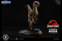 1/10 Scale Velociraptor Prime Collectible Figures Statue - closed Mouth Version (Jurassic Park)