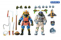 Samurai Adventure Michelangelo & Space Adventure Donatello 2-Pack (Teenage Mutant Ninja Turtles)