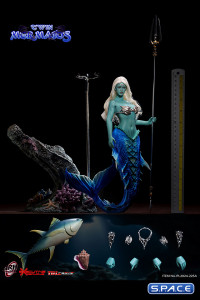 1/6 Scale Mermaid Sharleze - blue Skin Version