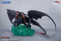 Toothless & Hiccup Statue (How to Train Your Dragon)