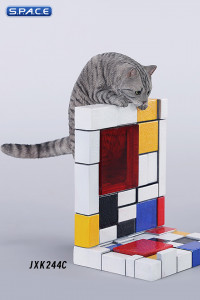 1/6 Scale Wall-Climbing Cat (grey)