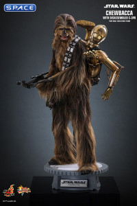 1/6 Scale Chewbacca with disassembled C-3PO Movie Masterpiece MMS766 (Star Wars)