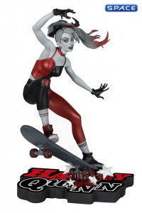 Harley Quinn red, white & black Statue by Ivan Tao (DC Comics)