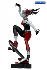 Harley Quinn red, white & black Statue by Ivan Tao (DC Comics)