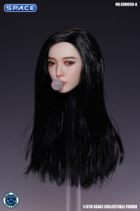 1/6 Scale Himari Head Sculpt (long black hair)