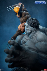 Grey Hulk vs. Wolverine Maquette (Marvel)