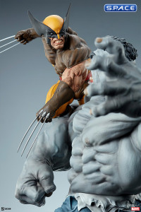 Grey Hulk vs. Wolverine Maquette (Marvel)