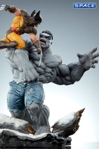 Grey Hulk vs. Wolverine Maquette (Marvel)