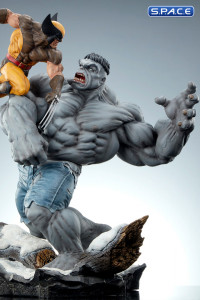 Grey Hulk vs. Wolverine Maquette (Marvel)