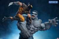 Grey Hulk vs. Wolverine Maquette (Marvel)