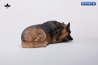 1/6 Scale lying German Shepherd (brown)