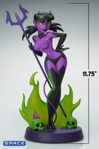 Devil Girl Original Artist Series Statue - purple & green Version